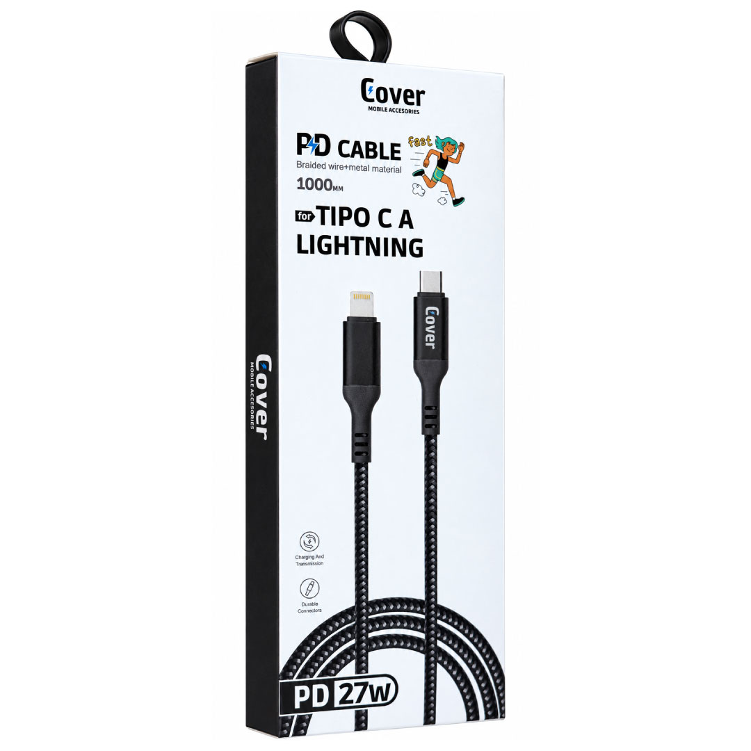 CABLE TIPO C A LIGHTNING COVER® BW17