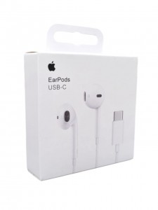 AURICULAR EARPODS APPLE TIPO C ORIGINAL CAJA BLANCA