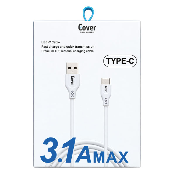 CABLE TIPO C 2 METROS COVER® CVR-BT02TC