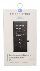 BATERIA AMPSENTRIX IPHONE 11 - BASIC
