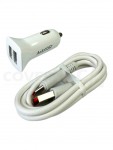 CARGADOR DE AUTO ATRACCION 4,2 AMP CABEZAL DOBLE USB + CABLE TIPO C