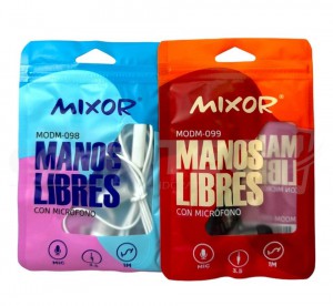 AURICULAR MIXOR MANOS LIBRES MOD 098 / 099