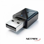EMISOR RECEPTOR BLUETOOTH 2 EN 1 BT8 NETMAK