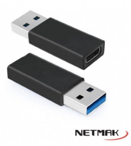 ADAPTADOR NETMAK USB A A TIPO C