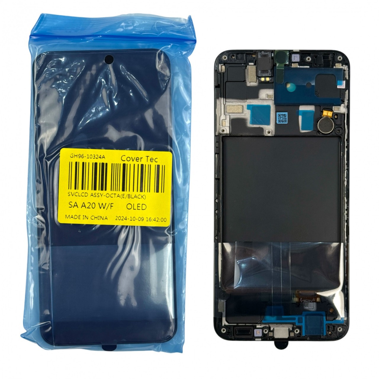 MODULO SAMSUNG A20 OLED CON MARCO