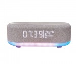 RELOJ DESPERTADOR CON PARLANTE + CARGA INALAMBRICA NETMAK