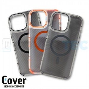 FUNDA HYBRID DE CARBONO CON MAGSAFE DE IPHONE COVER®