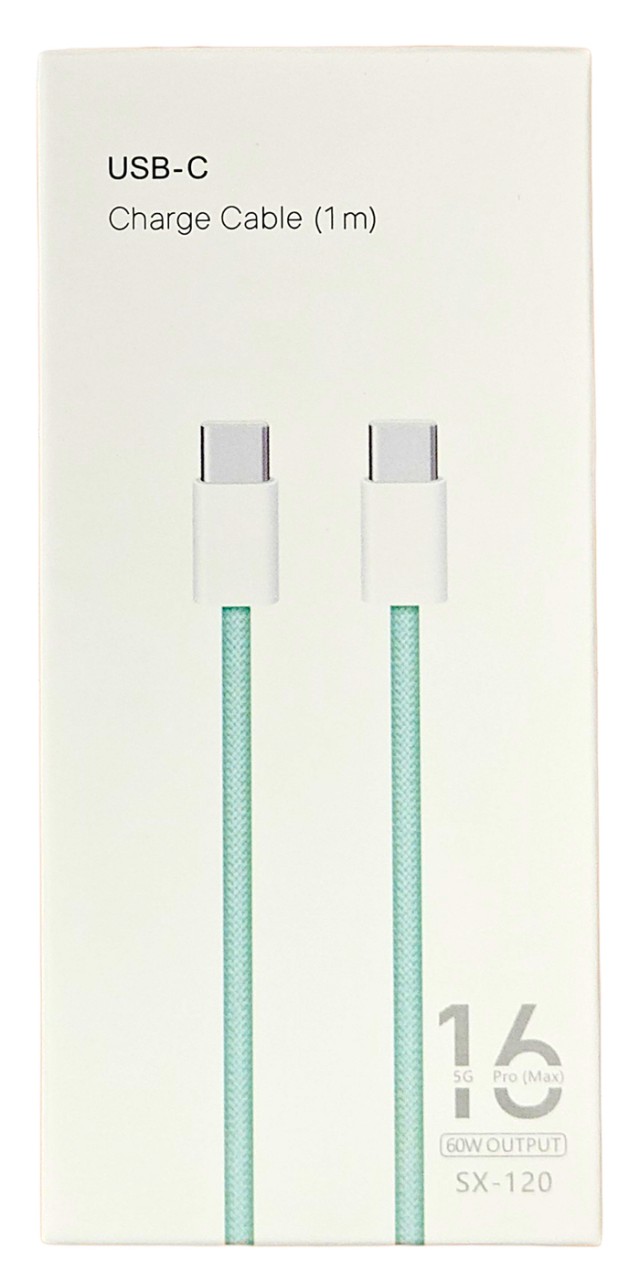 CABLE TIPO C A TIPO C 60W IPHONE 16 SERIES