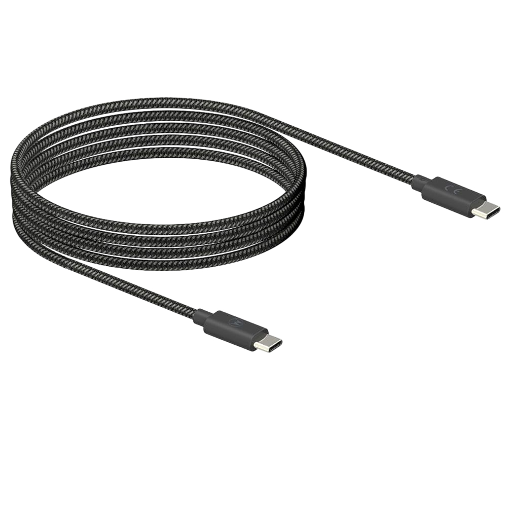 CABLE TIPO C A TIPO C 1.5M MOTOROLA EN CAJA 100% ORIGINAL