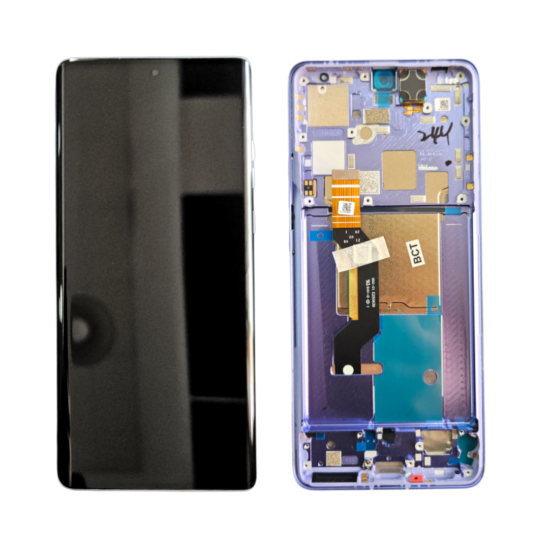 MODULO MOTOROLA EDGE 50 PRO 100% ORIGINAL CON MARCO AZUL