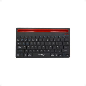 TECLADO INALAMBRICO BT RECARGABLE CON SOPORTE NETMAK KB- 650