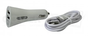 CARGADOR DE AUTO 4,2 AMP CABEZAL DOBLE USB + CABLE TIPO C