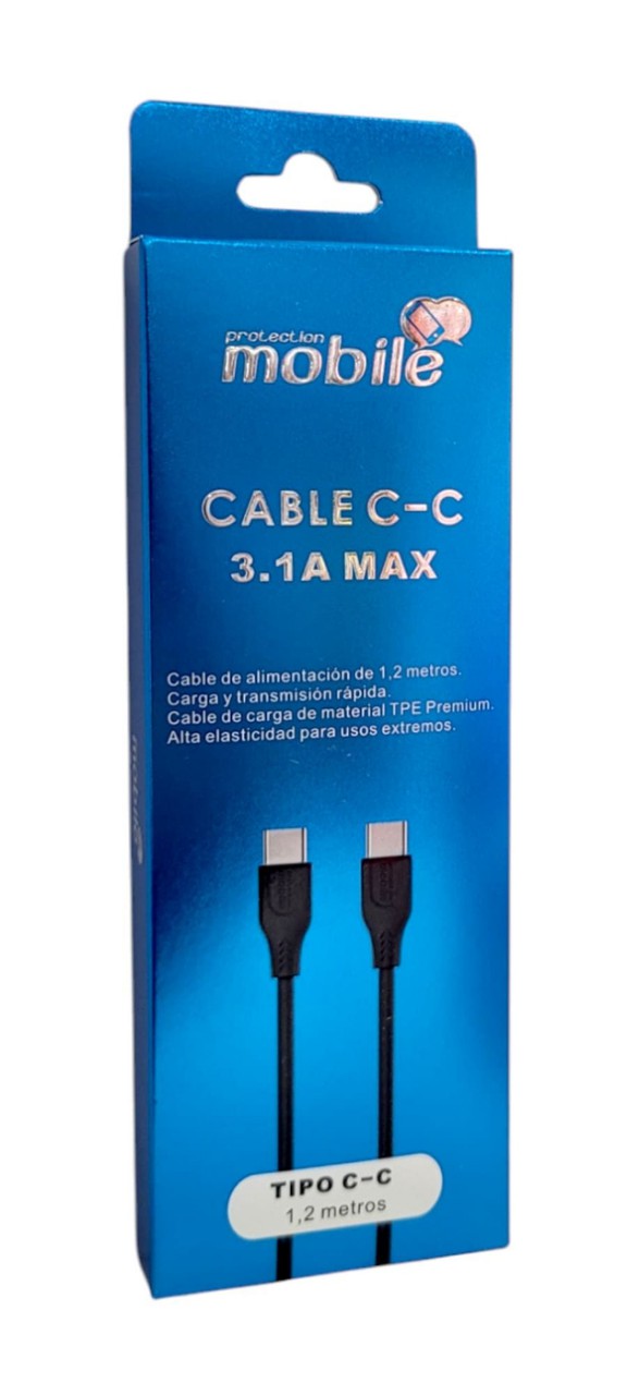 CABLE TIPO C A TIPO C MOBILE 3.1AMP 1.2 METROS