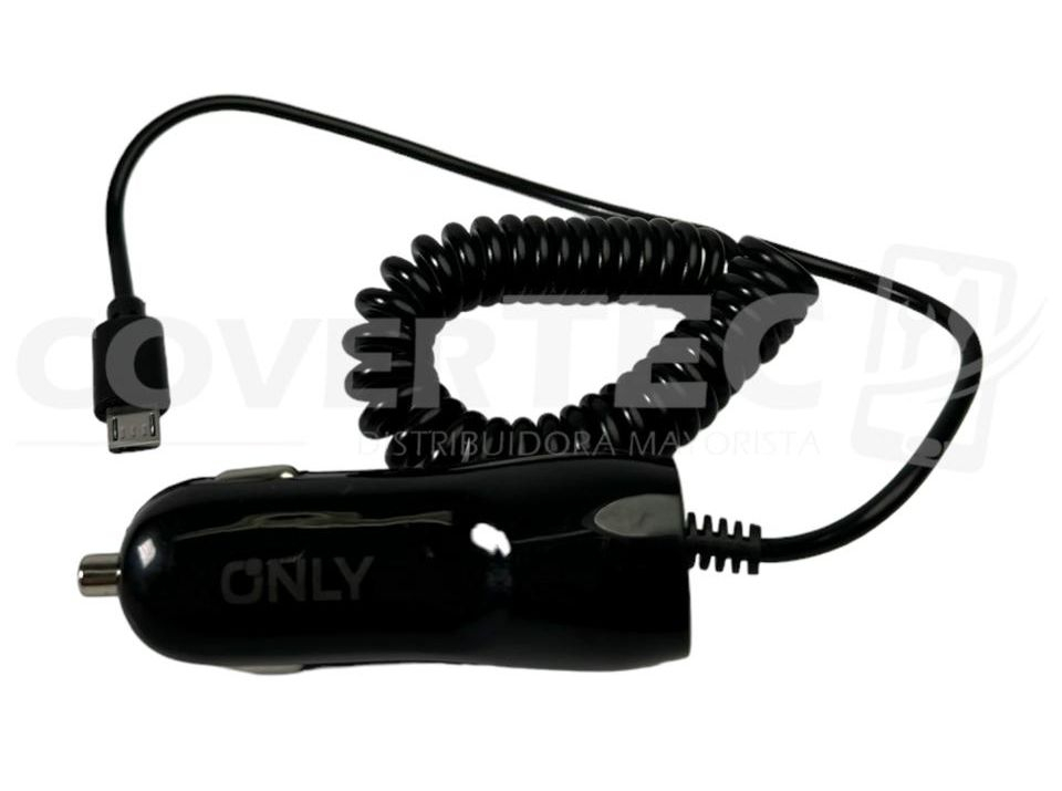 CARGADOR DE AUTO 3,1 AMP MICRO USB CABLE FIJO + 1 USB