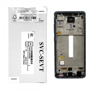 MODULO SAMSUNG A52 CON MARCO - SERVICE PACK 100% ORIGINAL - AZUL
