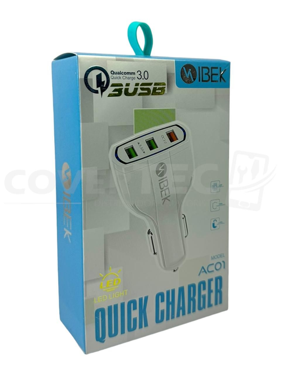 CABEZAL DE AUTO IBEK + 3 USB