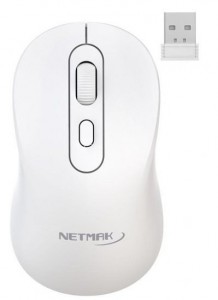 MOUSE INALAMBRICO BLUETOOTH RECARGABLE NETMAK M640