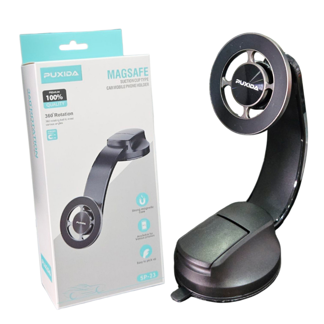 SOPORTE AUTO PUXIDA MAGSAFE CON SOPAPA - SP23