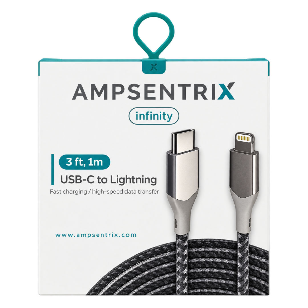 CABLE TIPO C A LIGHTNING AMPSENTRIX