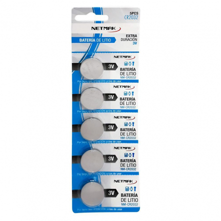PILAS DE LITIO CR2032 3v BLISTER x 5u