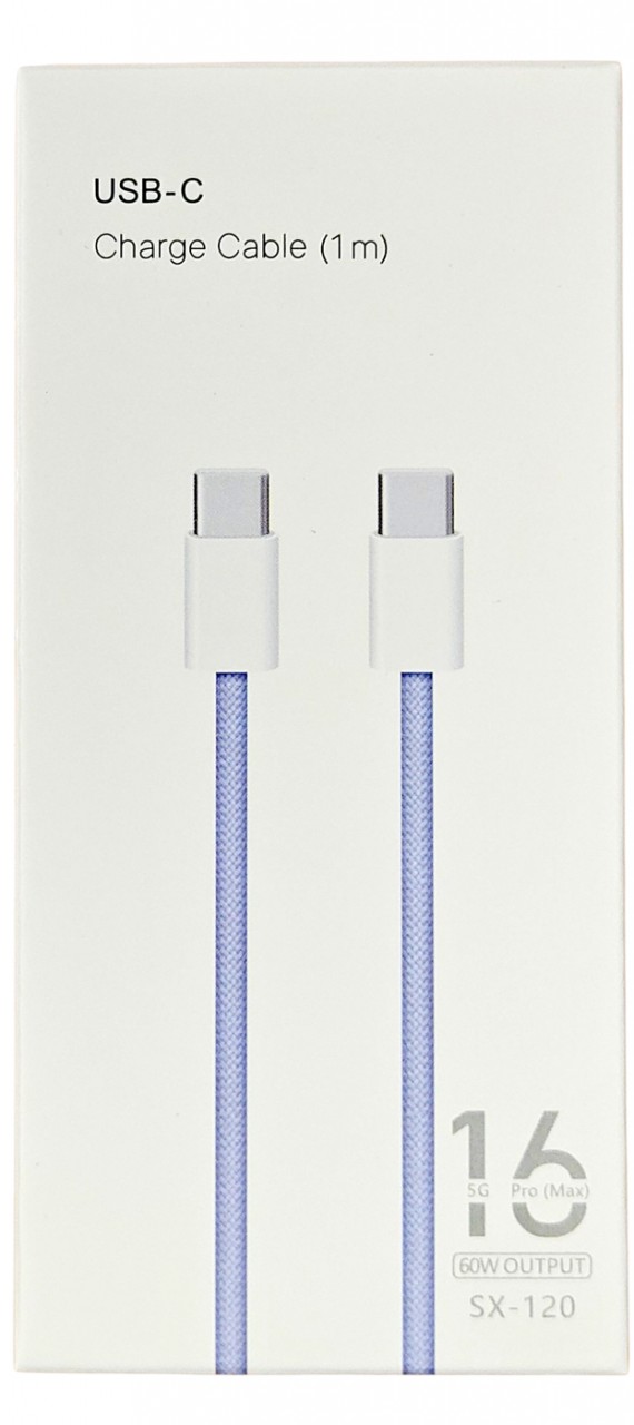 CABLE TIPO C A TIPO C 60W IPHONE 16 SERIES