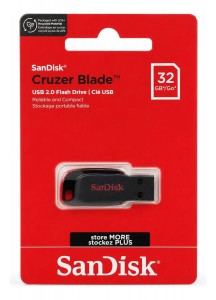 PENDRIVE SANDISK 32GB CRUZER BLADE
