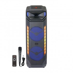 PARLANTE BLUETOOTH EPIC DOBLE 8" + MICROFONO - NETMAK
