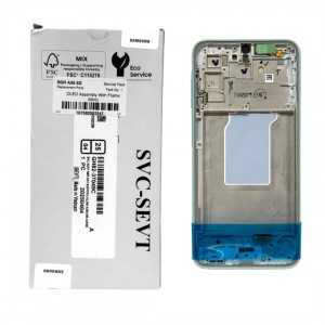 MODULO SAMSUNG A26 CON MARCO - SERVICE PACK 100% ORIGINAL - CELESTE