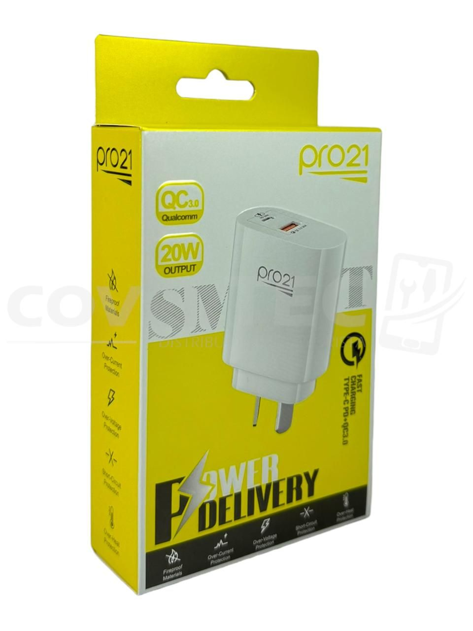 CABEZAL TIPO C PRO21 POWER DELIVERY CAJA AMARILLA