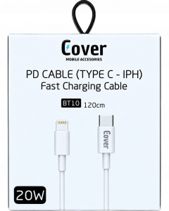CABLE TIPO C A LIGHTNING COVER® BT10