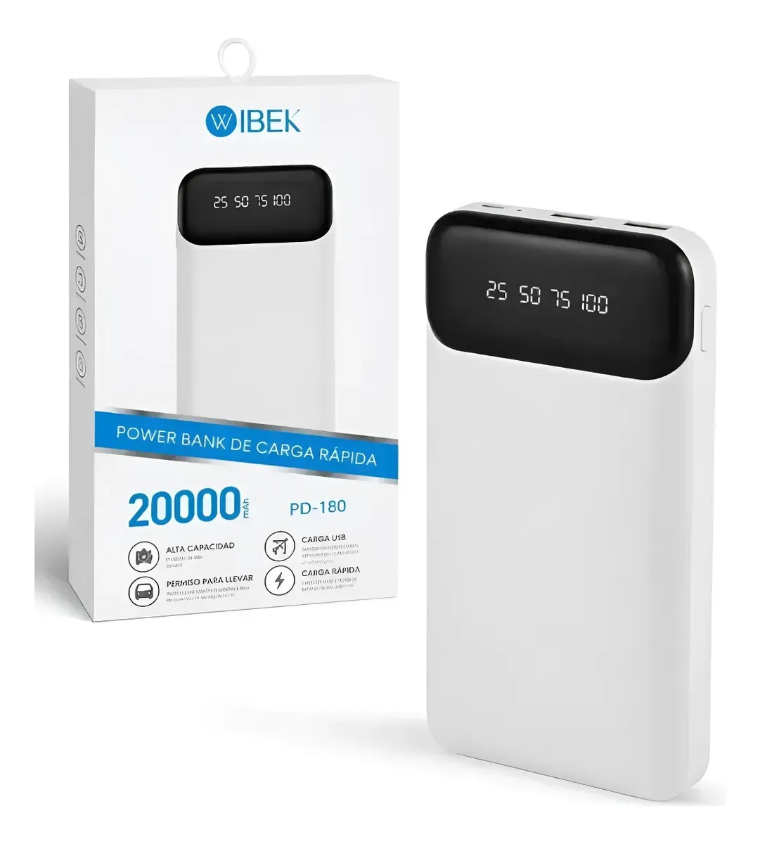 POWER BANK 20000 MAH - IBEK PD 180