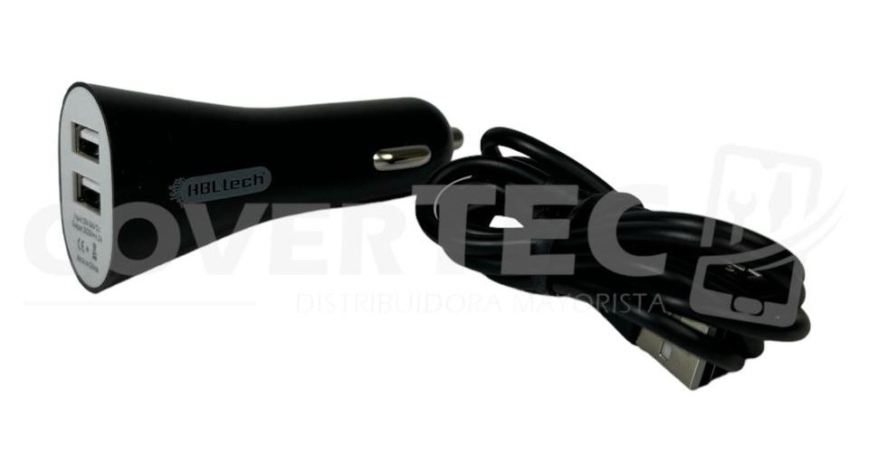 CARGADOR DE AUTO 4,2 AMP CABEZAL DOBLE USB + CABLE MICRO USB