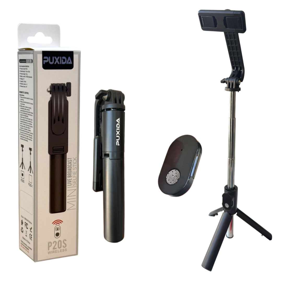PALO SELFIE BLUETOOTH TRIPODE PUXIDA P20S