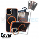 FUNDA HYBRID DE CARBONO CON MAGSAFE DE IPHONE COVER®