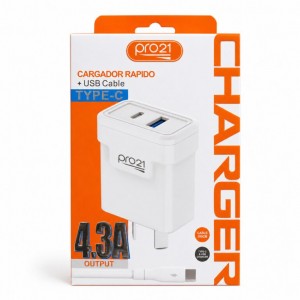 CARGADOR 4.3 PRO 21 TIPO C