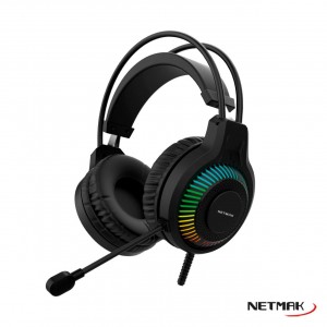 AURICULAR GAMER RGB PARA PC - NETMAK N18