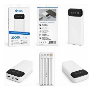POWER BANK 20000 MAH - IBEK PD 180
