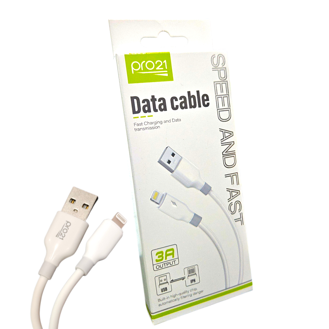 CABLE IPHONE LIGHTNING PRO 21 CAJA