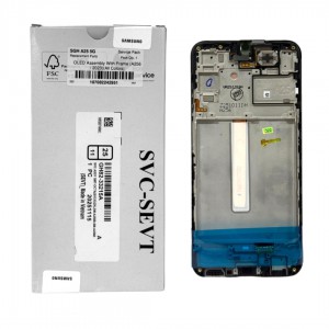 MODULO SAMSUNG A15 CON MARCO - SERVICE PACK 100% ORIGINAL