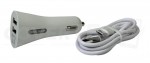 CARGADOR DE AUTO 4,2 AMP CABEZAL DOBLE USB + CABLE TIPO C