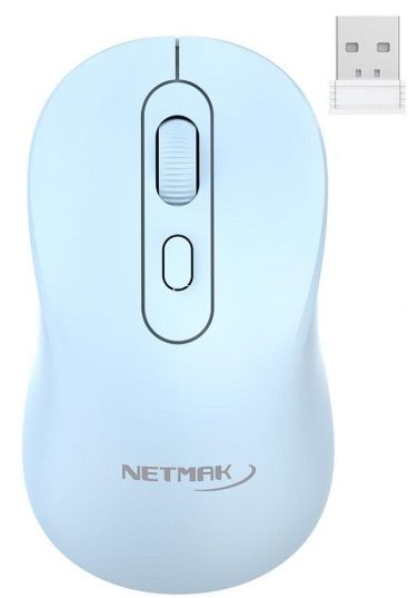 MOUSE INALAMBRICO BLUETOOTH RECARGABLE NETMAK M640