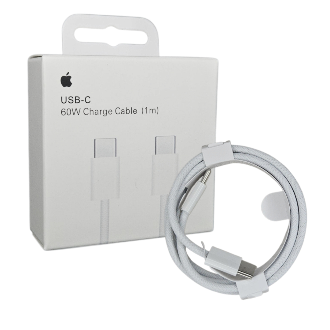 CABLE TIPO C A TIPO C 60W SIMIL APPLE ORIGINAL