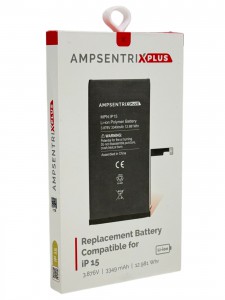 BATERIA IPHONE 15 AMPSENTRIX PLUS
