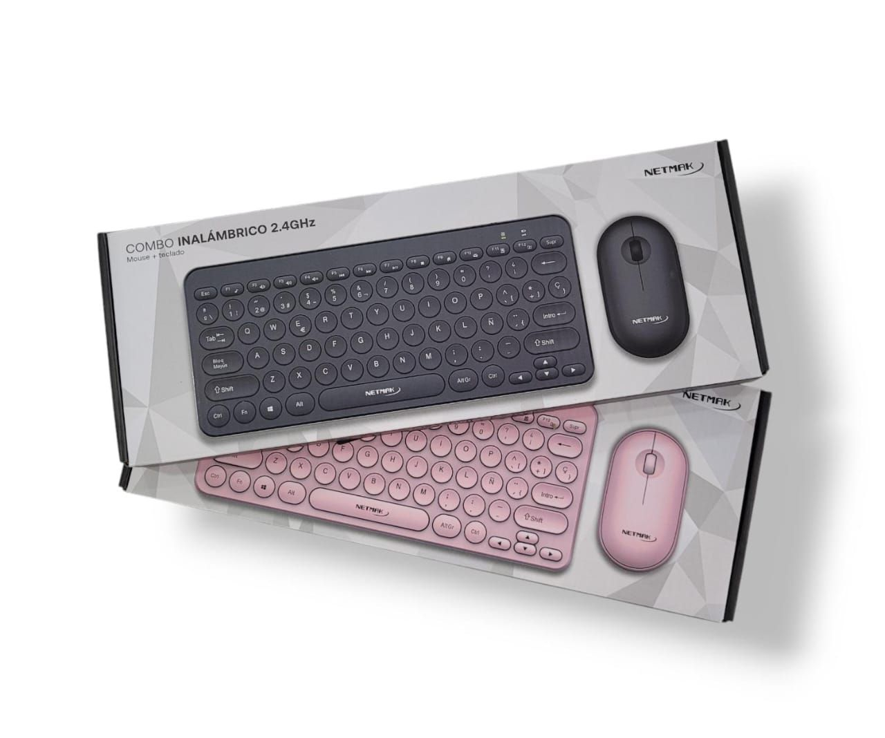 TECLADO NETMAK MULTIMEDIA + MOUSE INALAMBRICO KB850 NEW