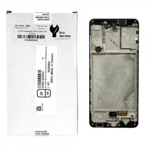MODULO SAMSUNG A31 CON MARCO - SERVICE PACK 100% ORIGINAL