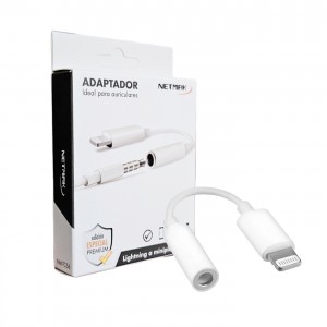 ADAPTADOR LIGHTNING A 3.5 NETMAK TC56