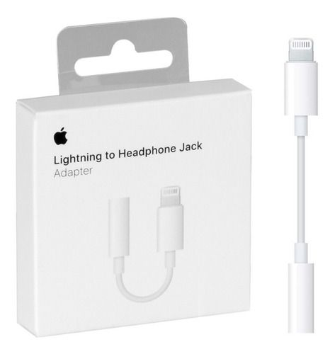 ADAPTADOR LIGHTNING A JACK 3.5 MM APPLE