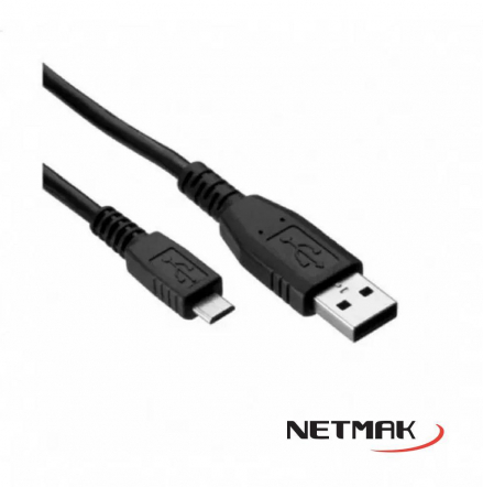 CABLE MICRO USB NETMAK GRUESO 1,50 METROS